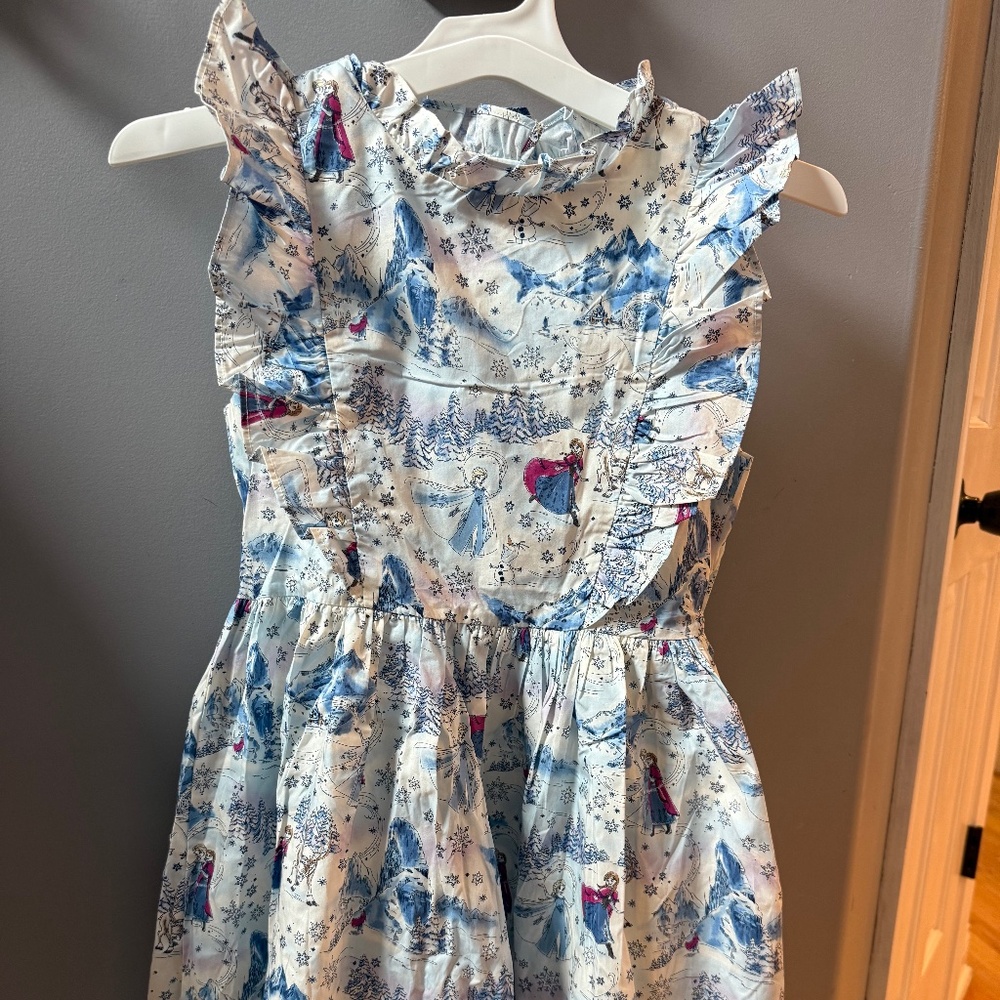 Girls Sz12 Janie & Jack Disney Frozen Dress